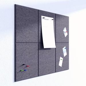 Felt <strong>Wall</strong> <strong>Tiles</strong> with Safe Removable Adhesive Tabs, <strong>Cork</strong> Boards for <strong>Walls</strong> - Product Image 1