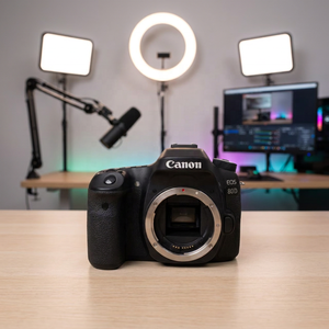 Appareils <span class=keywords><strong>photo</strong></span> reflex numériques <span class=keywords><strong>Canon</strong></span> EOS 80D d'occasion certifiés en gros, qualité Grade 2, 24,2 MP, Dual Pixel AF, Wi-Fi, pour fournisseur de studio de vlogging professionnel - Product Image 2
