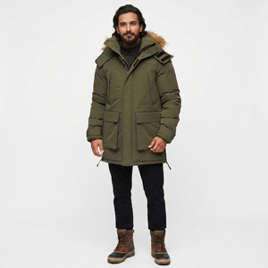 Nouvelle Veste Coupe-Vent Vintage Imperméable en Toile pour Homme Grande Taille avec Logo Personnalisé, Col Montant et Capuche – Collection Automne Éco-Responsable - Product Image 1