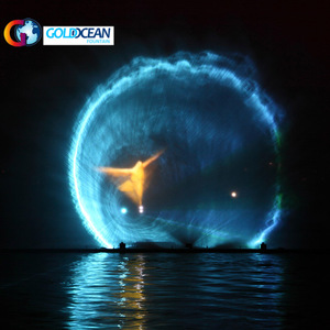 Projection de films sur grand écran aquatique en plein air sur lac ou rivière, conception gratuite - Product Image 3