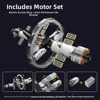 Kit créatif TEM DIY, modèle de navette spatiale éducatif scientifique, collection de blocs de construction, jouet pour enfants, exploration spatiale