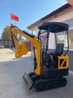 Pabrik Mini Excavator Terbaik China CE Euro5 EPA 1t Alat Penggali Diesel Crawler untuk Rumah dan Kebun Suku Cadang Motor Swing