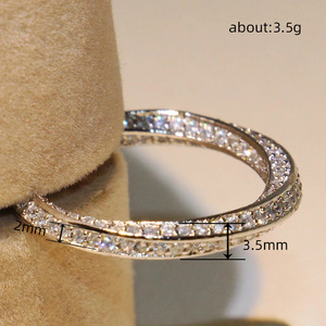 Anello Classico Semplice per Donne, Design Minimalista, Accessorio da Dito per Uso Quotidiano - Product Image 4