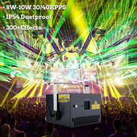 Projecteur laser portable programmable Knight 10w Disco bar pour spectacle de lumière