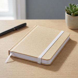 Quaderno Promozionale Formato A6 con Copertina Rigida in Materiale Riciclato Ecologico e Pagine Bianche Modello 106022-2 di Reed - Product Image 3