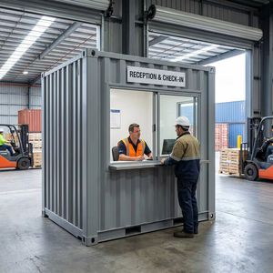 Contenedor Marítimo Modificado Multiusos, Caseta Exterior con Panel Sándwich, Diseño Moderno para Oficinas de Seguridad, <span class=keywords><strong>Tiendas</strong></span> Pop-Up - Product Image 4
