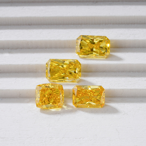 Diamant de laboratoire Starsgem HPHT, forme octogonale, couleur jaune, clarté VVS VS, taille radiant, diamant jaune cultivé en laboratoire - Product Image 3