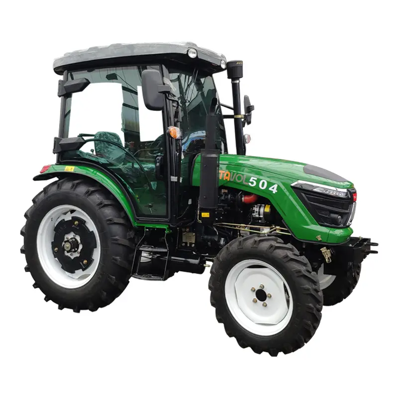Tarım makinaları ekipmanları çiftlik 4x4 Mini traktör çiftlik traktörü 50 Hp