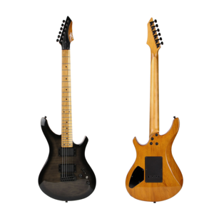 Best-selling ST electric guitar with multiple color panels, painted finish, small dual-arm tremolo bridge, and 5-position switch - Product Image 2