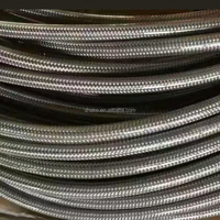 Tuyaux de frein en nylon tressé en acier inoxydable AN3 2,5x5,5 mm 3,2x7,5 mm PTFE pour ATV, motos, scooters
