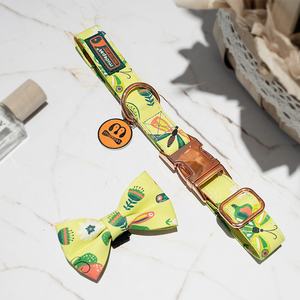 MIDEPET-Collar personalizado con forma de libélula para perro, gargantilla de lujo con lazo, bonito, QT - Product Image 3