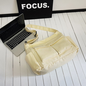 2025 Unisex Canvas Hobo Grossbody-Einkaufstasche mit großer Kapazität und mehreren Taschen für Frauen und Männer - Product Image 4