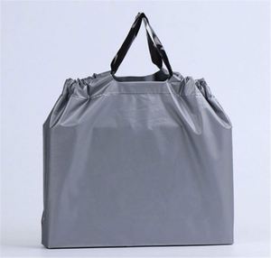 Sacs en PE réutilisables avec logo personnalisé pour sacs en plastique pour vêtements avec pack promotionnel imprimé - Product Image 3