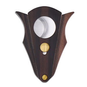 Cortador de Cigarros de Madera con Doble Cuchilla de Acero Inoxidable Automático para Accesorios de Cigarros - Product Image 5