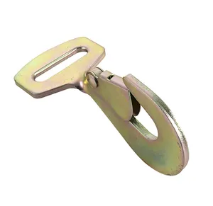 2 Inch 5Ton Kim Loại Thép Kẽm Mạ Xoay Snap Hooks Flat Snap Hook Với Latch Keeper Thép Không Gỉ Snap Hook