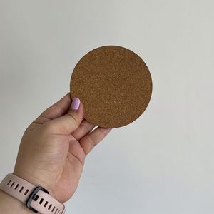 Diy Custom Custom LogoSublimation Square and <b>Round</b> Heat Transfer Crafts MDF Hardboard Wooden Blank Coasters for Customized Gift - Product Image 4