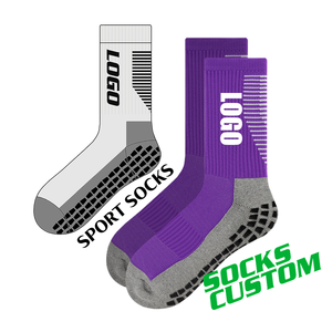 Rutschfeste Herren-Kompressions-Fußballsocken, personalisierte Unisex-Grip-Crew-Sportsocken, rutschfeste Fußballsocken - Product Image 5