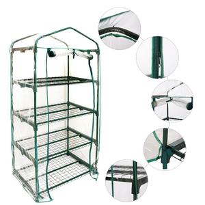 Soporte para Plantas de Cuarto Piso, con Cubierta Transparente de PVC, sin Polea Inferior, para Flores - Product Image 1