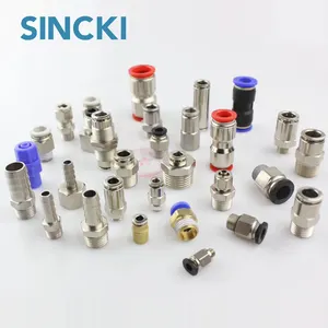 China Air Connectors Pneumatic Fittings Plastic Push In Fitting