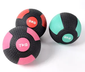 Petit ballon médical en caoutchouc souple et personnalisé pour l'exercice, boule de médecine et de poids