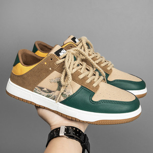 Sneakers <span class=keywords><strong>SB</strong></span> Low in Vera Pelle con Logo Personalizzato OEM ODM per Uomo, Design Casual da Skateboard con Rete per Primavera e Autunno - Product Image 5