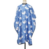 Cape de coiffure pour enfants motif astronaute en polyester résistant à la teinture et anti-adhérent aux cheveux