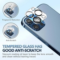 Protecteur d'objectif d'appareil photo 3D haute clarté pour 16 Pro Max, couverture intégrale, verre trempé, dureté 9H, ultra-fin, étanche