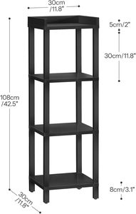 4-tier Style Removable Plastic <b>Corner</b> Shelf Modern Design Eco-Friendly Hotel Use Rolling Trolley <b>Cabinet</b> - Product Image 3