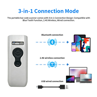 Escáner de Código de Barras Portátil Profesional H-1801D, Lector de Códigos QR para Gestión de Activos, Resistente, para el Mercado Sudamericano, Compatible con Android e IOS