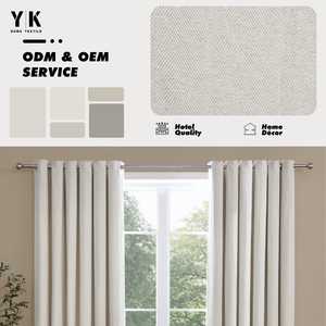 <span class=keywords><strong>Cortinas</strong></span> de Chenilla Estilo Japonés en Oferta, Colores Negro y Té con Leche, Patrones de Espina de Pescado, Lujo <span class=keywords><strong>para</strong></span> <span class=keywords><strong>Dormitorio</strong></span> y Sala de Estar - Product Image 1
