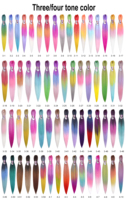 Sur 100 couleurs ombre lilas pré étiré tressage cheveux étiquette privée, Offres Spéciales pré-étiré tressage extensions de cheveux