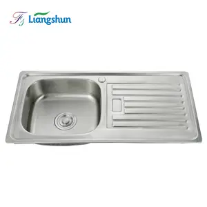 LW-8643 Châu Âu CE Bồn Rửa Bằng Thép Không Gỉ Với Tủ Nhà Hàng Nhà Bếp Công Nghiệp Bồn Rửa Để Bán