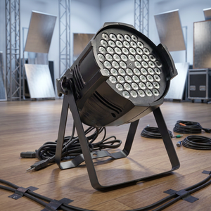 Luz PAR LED RGBW de 54x3W, Ángulo de Haz de 25 Grados, IP20, 8 Canales DMX512 RDM, Iluminación de Escenario para DJ y Eventos - Product Image 1