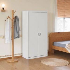 Hot Sale 2 Door Modern Office Metal <b>Storage</b> File Cabinet 4 Rack File Cabinet Home Warehouse <b>Workshop</b> Durable Steel - Product Image 5