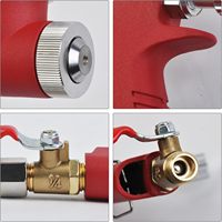Pistolet de pulvérisation professionnel à godet en plastique blanc de 6 L (1,45 gallon) pour peinture texturée, pulvérisateur d'air pour revêtement mural et de plafond