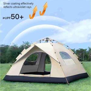 Tente de camping imperméable en tissu Oxford pour 8 à 12 personnes, 2 chambres, entrepôt en Amérique du <span class=keywords><strong>Nord</strong></span> et en Europe - Product Image 2