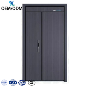 Puerta de Seguridad de Acero para Villa, Estilo Moderno Americano, Resistente al Fuego, Personalizada, de Fábrica OEM/ODM - Product Image 1