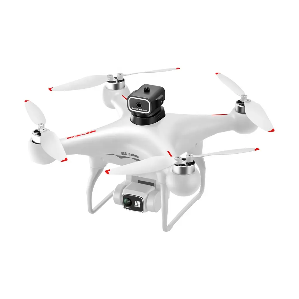 2023 new 50X ZOOM 1080P Dual Cameras HD brushless obstacle aviodance Drone 150M RC Hand gesture control drone and beauty filter