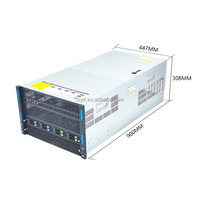 Boîtier de serveur de station de travail IA 7U en rack pour l'apprentissage profond, compatible avec les cartes mères ASRock, alimentations redondantes 4+1, RTX 5090 et 4090