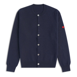 Cárdigan de Punto con Botones y Cuello Redondo, Bordado, Color Sólido Básico, 100% <span class=keywords><strong>Lana</strong></span> <span class=keywords><strong>Merino</strong></span>, Personalizado de Fábrica, Ropa para <span class=keywords><strong>Mujer</strong></span> y Hombre - Product Image 2