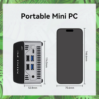 Mini Desktop 8th 9th Gen MiniPC Gaming PC DDR4 NVME 4K Intel Core I5 1135G7 I7 1165G7 HTPC Computadoras Desktop Computer
