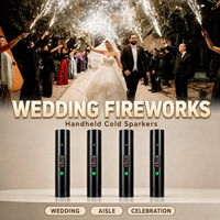 Mini machine à feux d'artifice froids sans fil pour mariage, fontaine de feu froide portable pour scène de fête de mariage