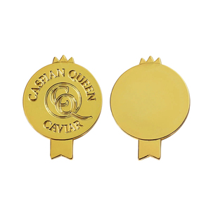 Ouvre-boîtes à caviar personnalisés en métal émaillé imprimé, outils d'emballage alimentaire assortis avec logo pour coffrets cadeaux gastronomiques de luxe - Product Image 2