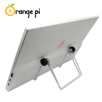 Orange Pi 800+5V4A Type-C Power Supply+Wireless Mouse+ Cable+HD Camera+14 Inch Monitor, Portable Mini PC Gaming Keyboard Kit