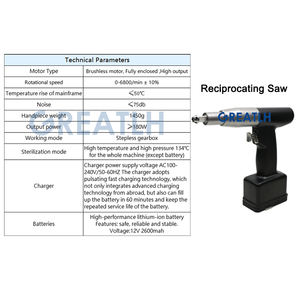Instrumento Cirúrgico Médico Brushless Reciprocating <span class=keywords><strong>Saw</strong></span> <span class=keywords><strong>Medical</strong></span> <span class=keywords><strong>Saw</strong></span> Brocas e Serras Ortopédicas - Product Image 3