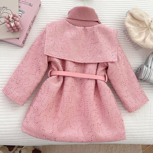 Ropa de Invierno para Niñas, Abrigo con Forro Polar, Ropa Infantil Moderna y Elegante para Niñas de 90-150 cm - Product Image 6