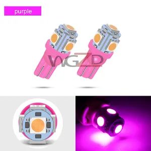 Hot Sell 5050 5Smd W5w 194 168 Wedge Interior T10 Led Car Bulbs Luz Luces Focos Para Auto Vehicle Lighting