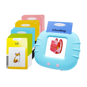 Tableau de lecture Montessori sans écran avec LOGO personnalisé, jouet éducatif pour enfants, machine à cartes flash parlante, jouet intelligent d'apprentissage - Product Image 1
