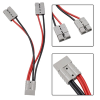 Connecteur de prise 50 ampères, câble de panneau solaire 8AWG, adaptateur d'alimentation 50A/600V, câble de connecteur solaire 300 mm