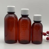 Vente en gros de flacons en plastique vides pour sirop contre la toux liquide de 30 ml, 50 ml, 60 ml, 100 ml, 150 ml, 200 ml, 250 ml